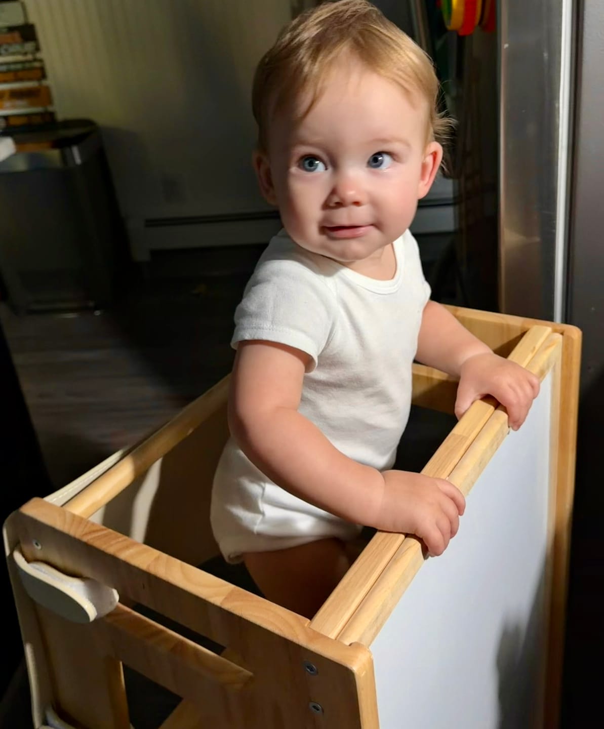 Customer photo review of Nordo Toddler Kitchen Tower