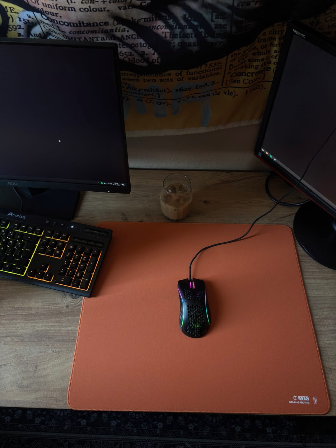 Customer photo review of ATK Sky Mousepad