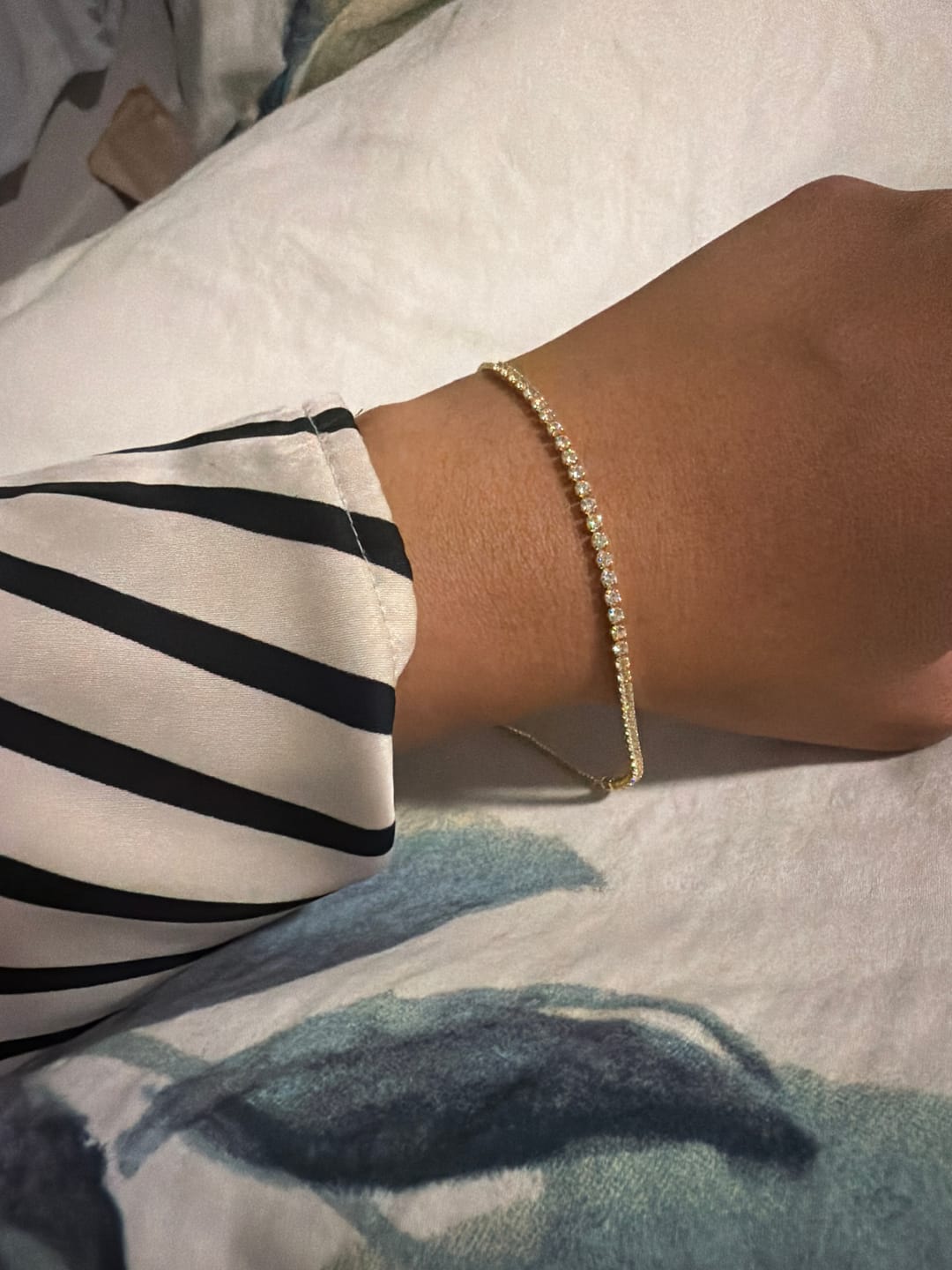 Customer photo review of Melly Adjustable Tennis Bracelet (Bundle)
