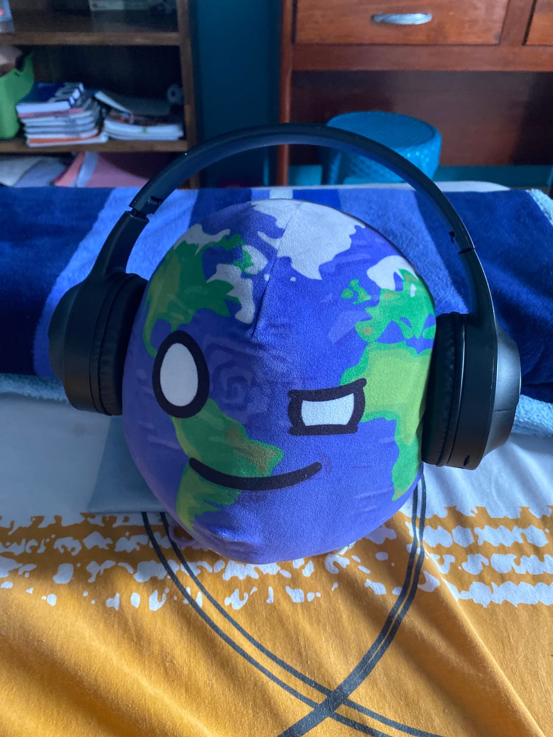 Customer photo review of The SolarBalls Earth Plush