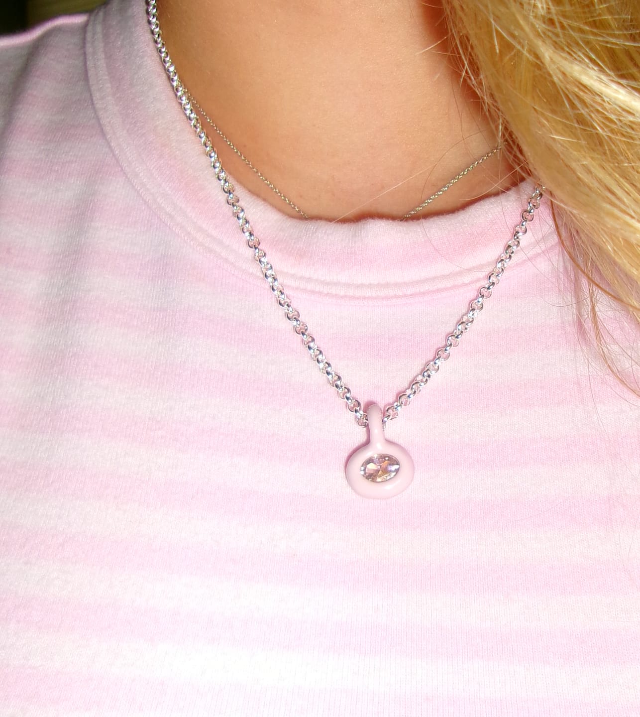 Customer photo review of The Birthstone Charm
