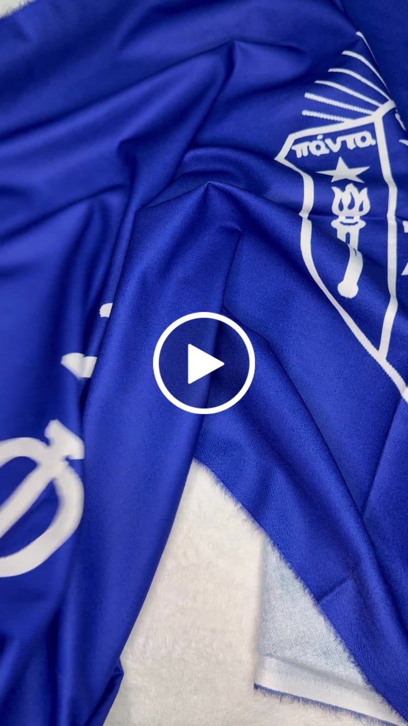 Customer video review of Zpb Sorority Blue Shield Fashion Shawl Scarf