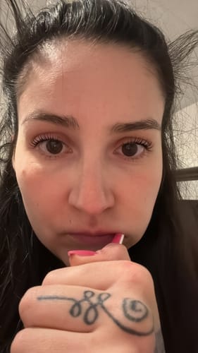 Customer photo review of Cysteamine Brow & Lash Lamination Kit - Step 3 - 15ml
