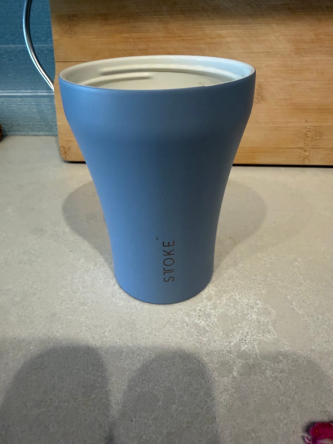 Customer photo review of 8oz Commuter Cup | Bondi Blue
