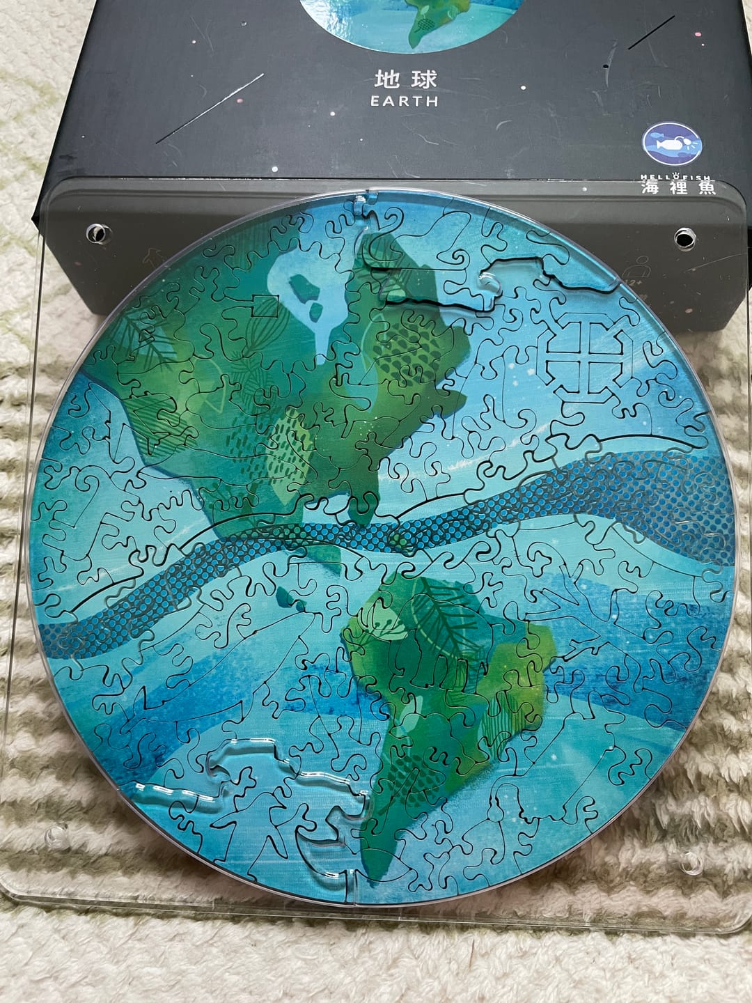 Customer photo review of 宇宙の破片 EARTH 地球と専用フレームセット