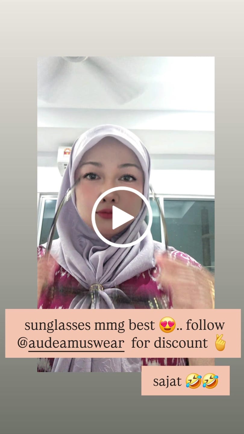 Customer video review of Taylor Rectangular Framed Sunglasses