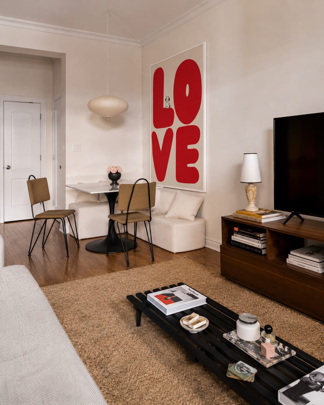 Customer photo review of Love Typography Print