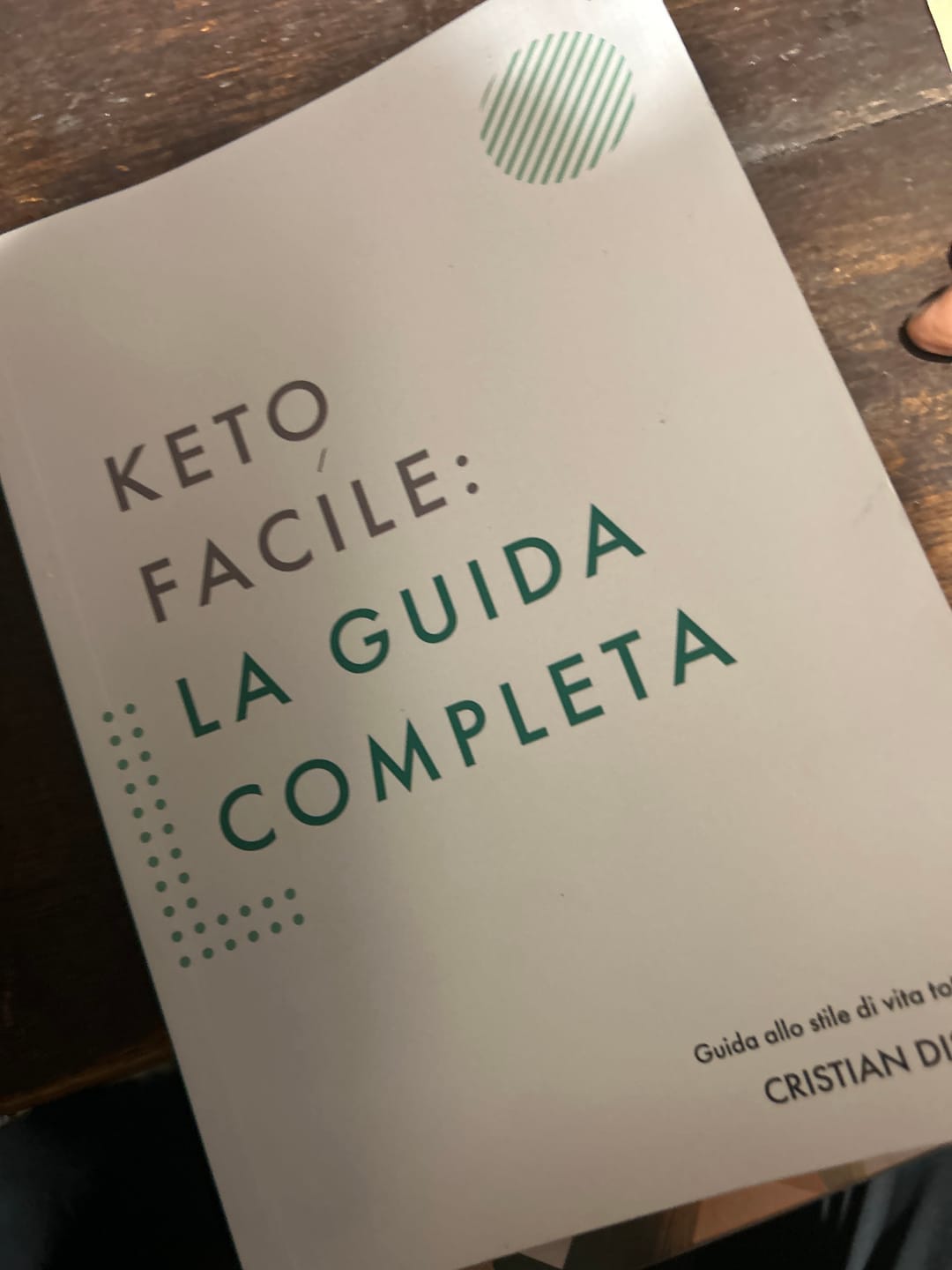 Customer photo review of LIBRO KETO FACILE: GUIDA COMPLETA ALLA DIETA CHETOGENICA