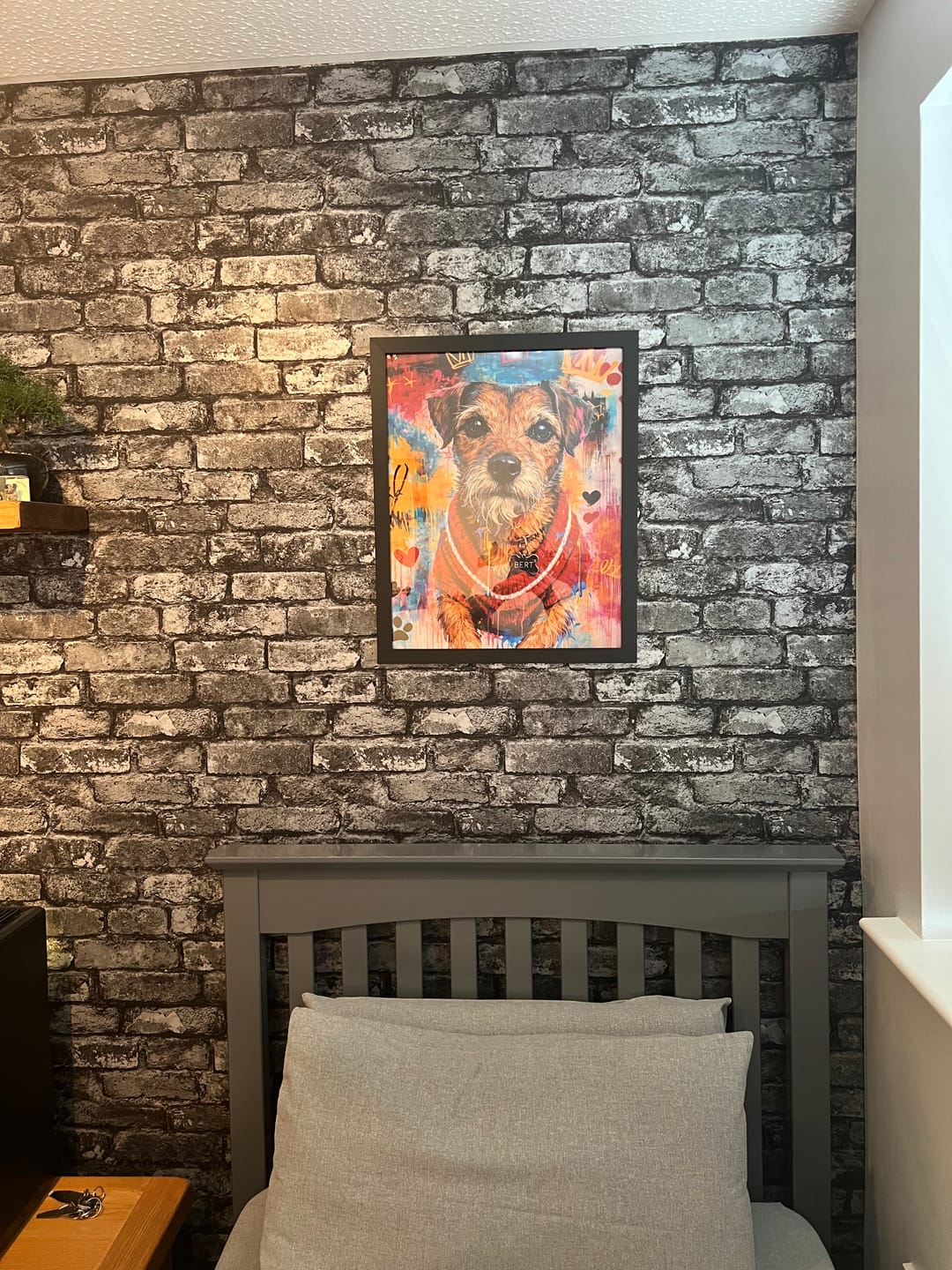 Customer photo review of Graffiti -  Personalised Poster