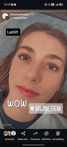 Customer photo review of Cysteamine Brow & Lash Lamination Kit - Step 3 - 15ml