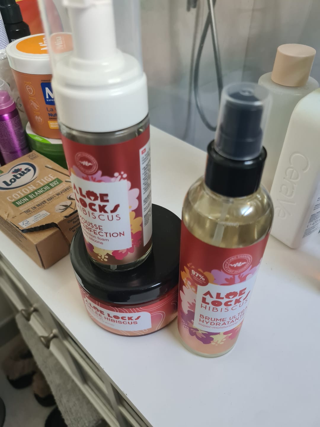 Customer photo review of Aloé Locks - Gelée Hibiscus