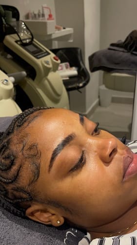 Customer photo review of Cysteamine Brow & Lash Lamination Kit - Step 1 - 15ml