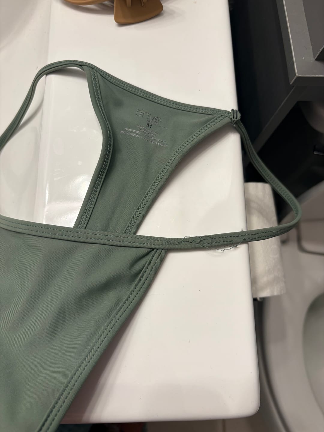 Customer photo review of 008 Micro Bikini Bottoms - Evergreen