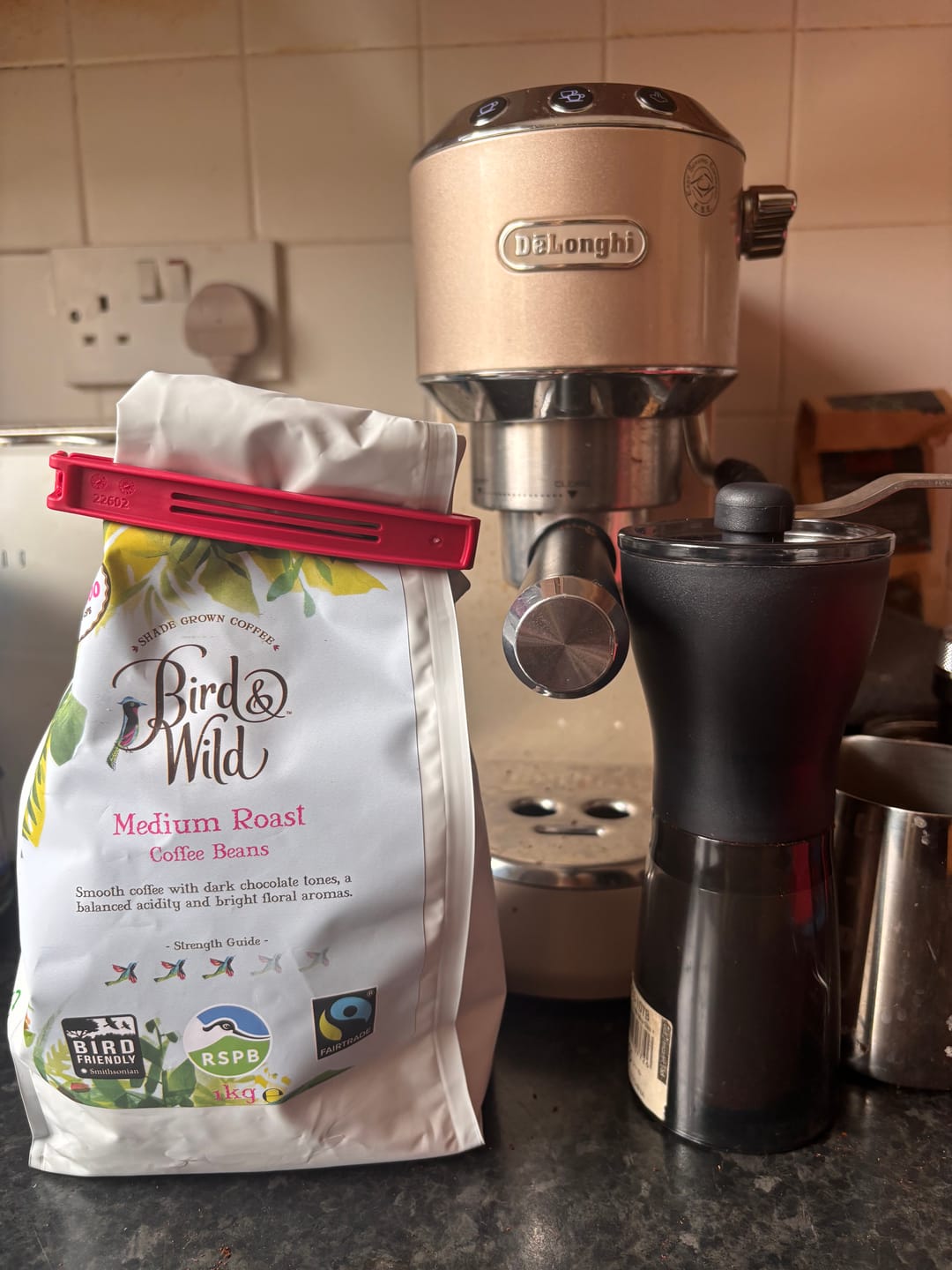 Customer photo review of Medium Roast Fairtrade Organic Coffee, Beans or Ground - 200g, 500g, 1kg