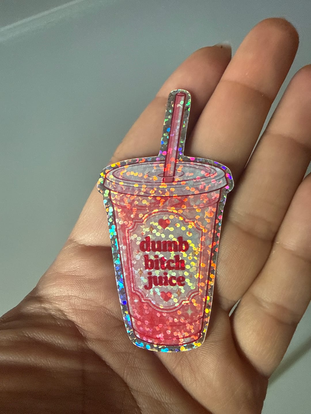 Customer photo review of Glitter Stickers