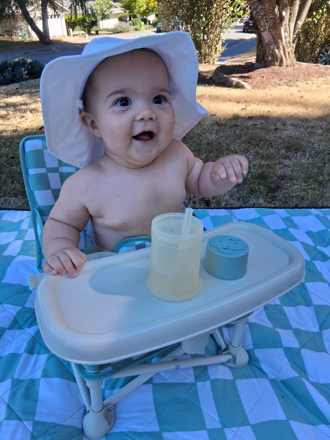 Customer photo review of Parker picnic rug
