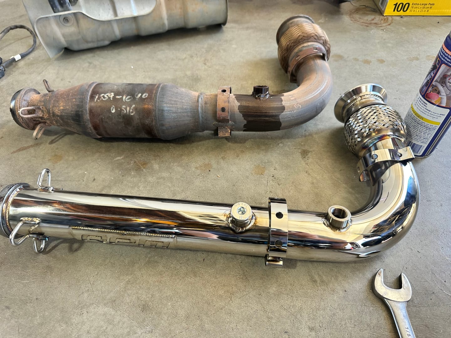 Customer photo review of RPM Big Mouth Cat Delete Bypass Mid Race Pipe Can-Am Maverick X3 Turbo R & RR