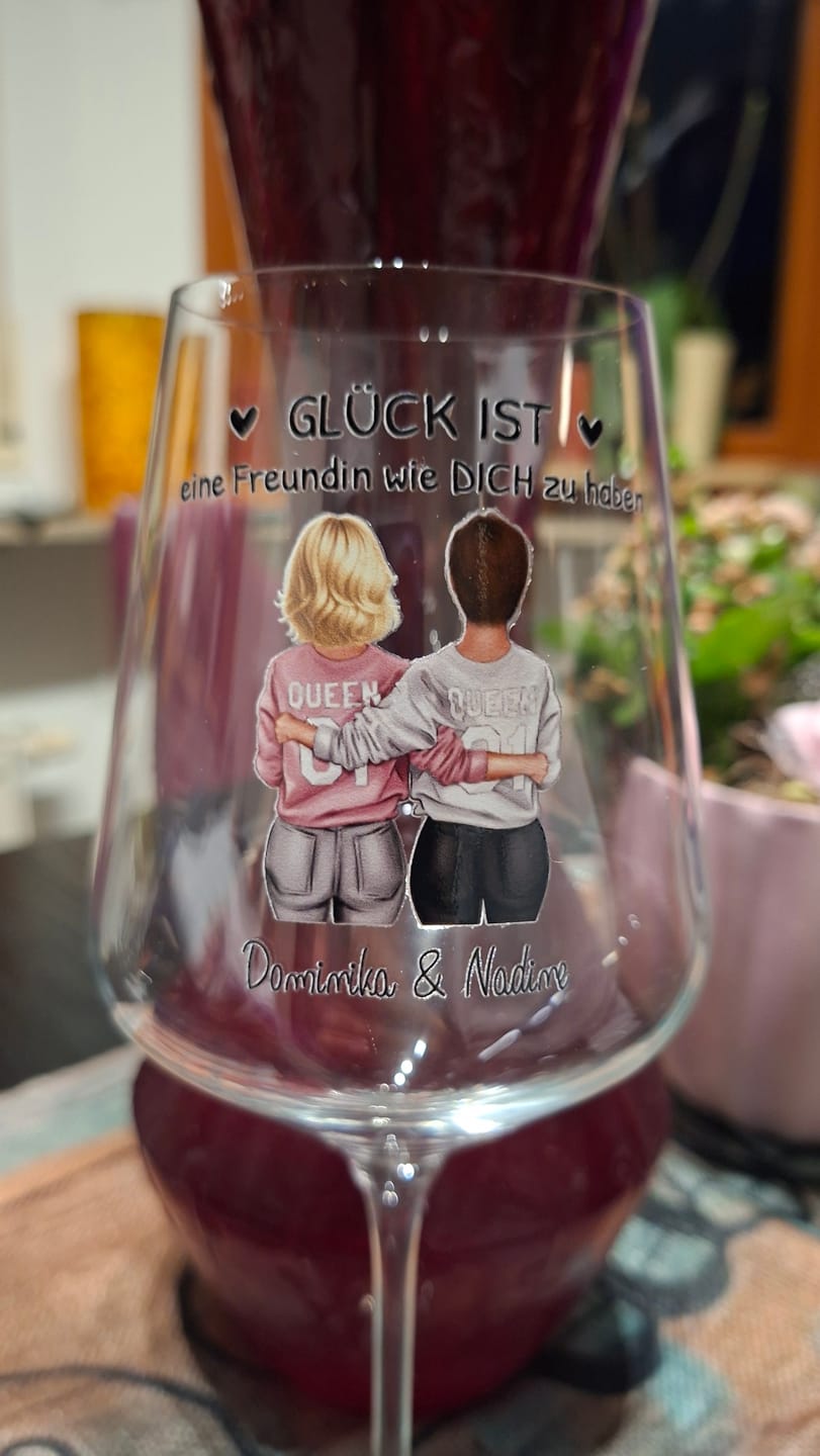Customer photo review of Weinglas - Geschenkverpackung