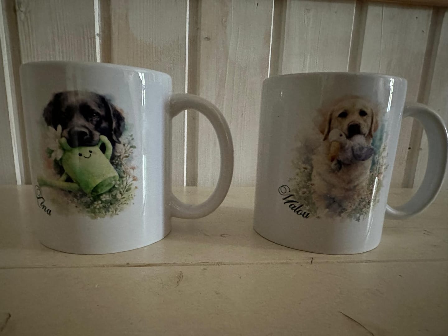 Customer photo review of Personalisierte Tasse - Aquarell