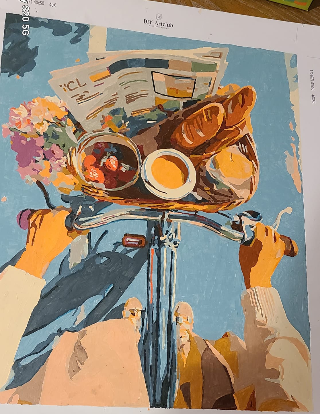 Customer photo review of Early ride | Paint by Number