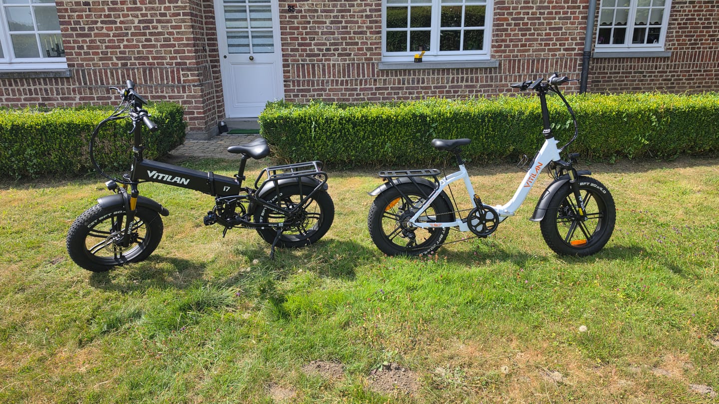 Customer photo review of I7 Pro 3.0 Folding Full Suspension Electric Bike