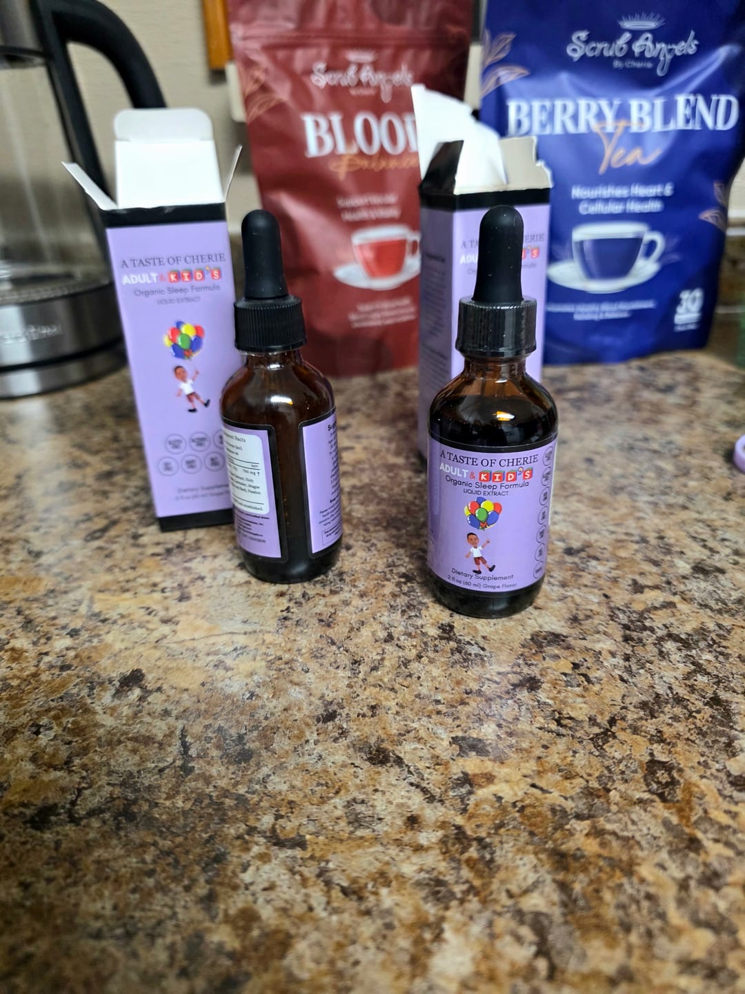 Customer photo review of Sleep Blend for Restful Sleep - Liquid Extract