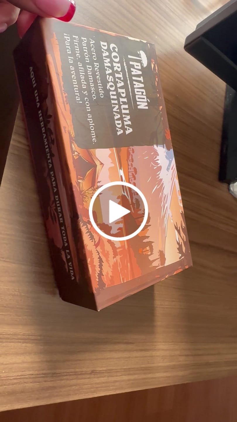 Customer video review of Corta pluma plegable Acero Inox. Recubierto PATAGÓN - DAMASQUINADA
