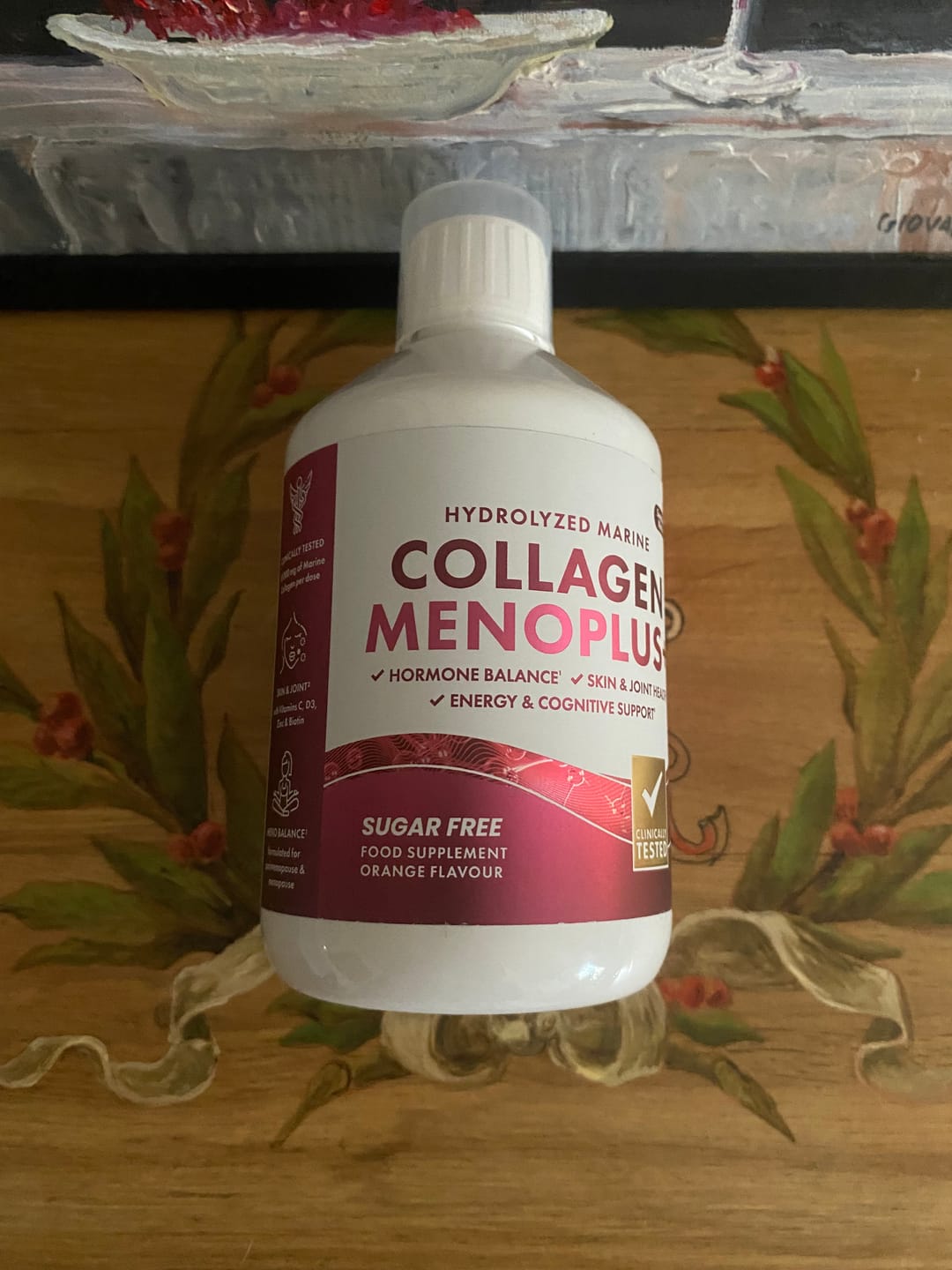 Customer photo review of Swedish Nutra - Collagen Menoplus+, skystas jūrinis kolagenas brandesnio amžiaus moterims, 500 ml