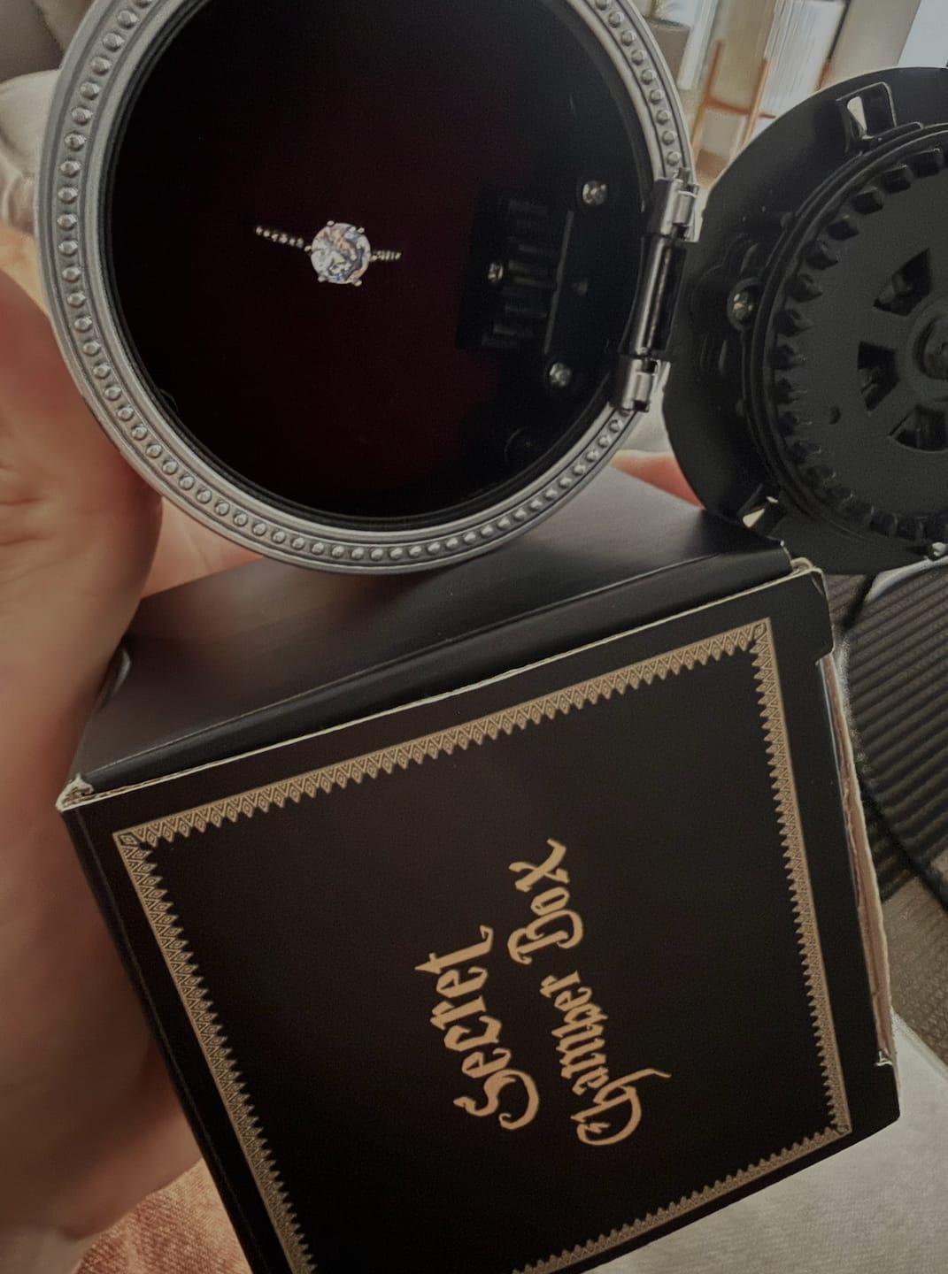 Customer photo review of Secret Ring Box