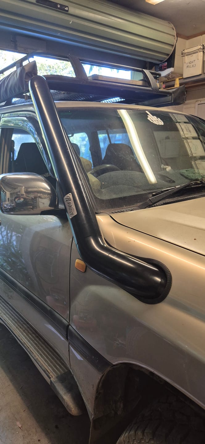 Customer photo review of Stainless Snorkel to suit Drivers Side Toyota 100/105 Series Landcruiser