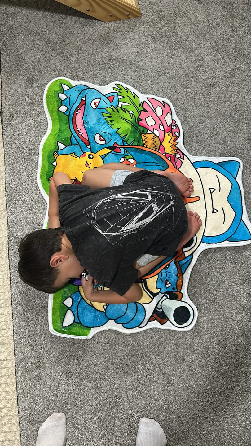 Customer photo review of Pokémon Family Rug