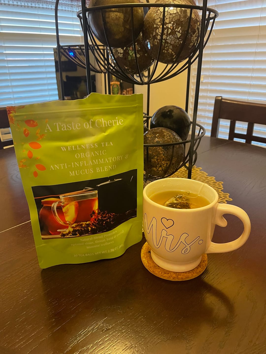 Customer photo review of Anti-Inflammatory & Mucus Mintwell Tea