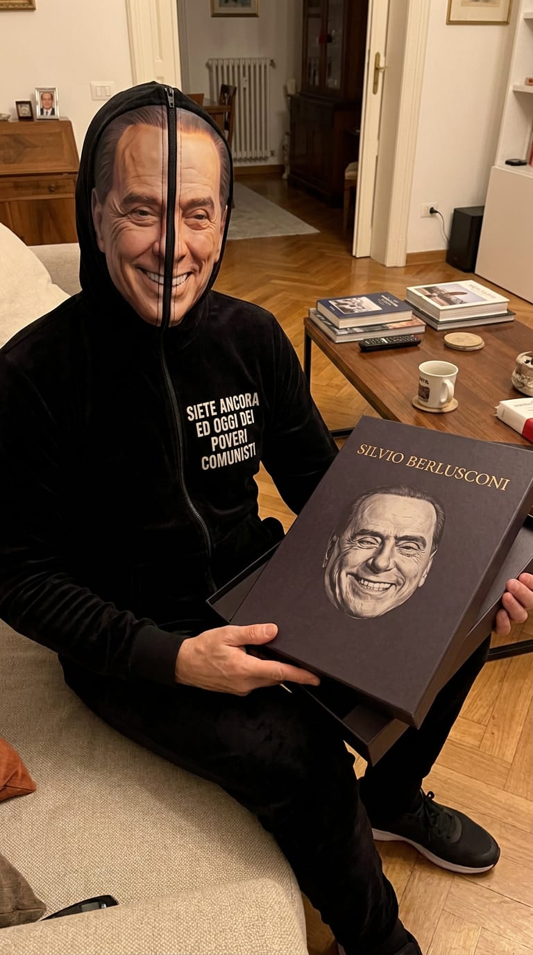 Customer photo review of Felpa Berlusconi