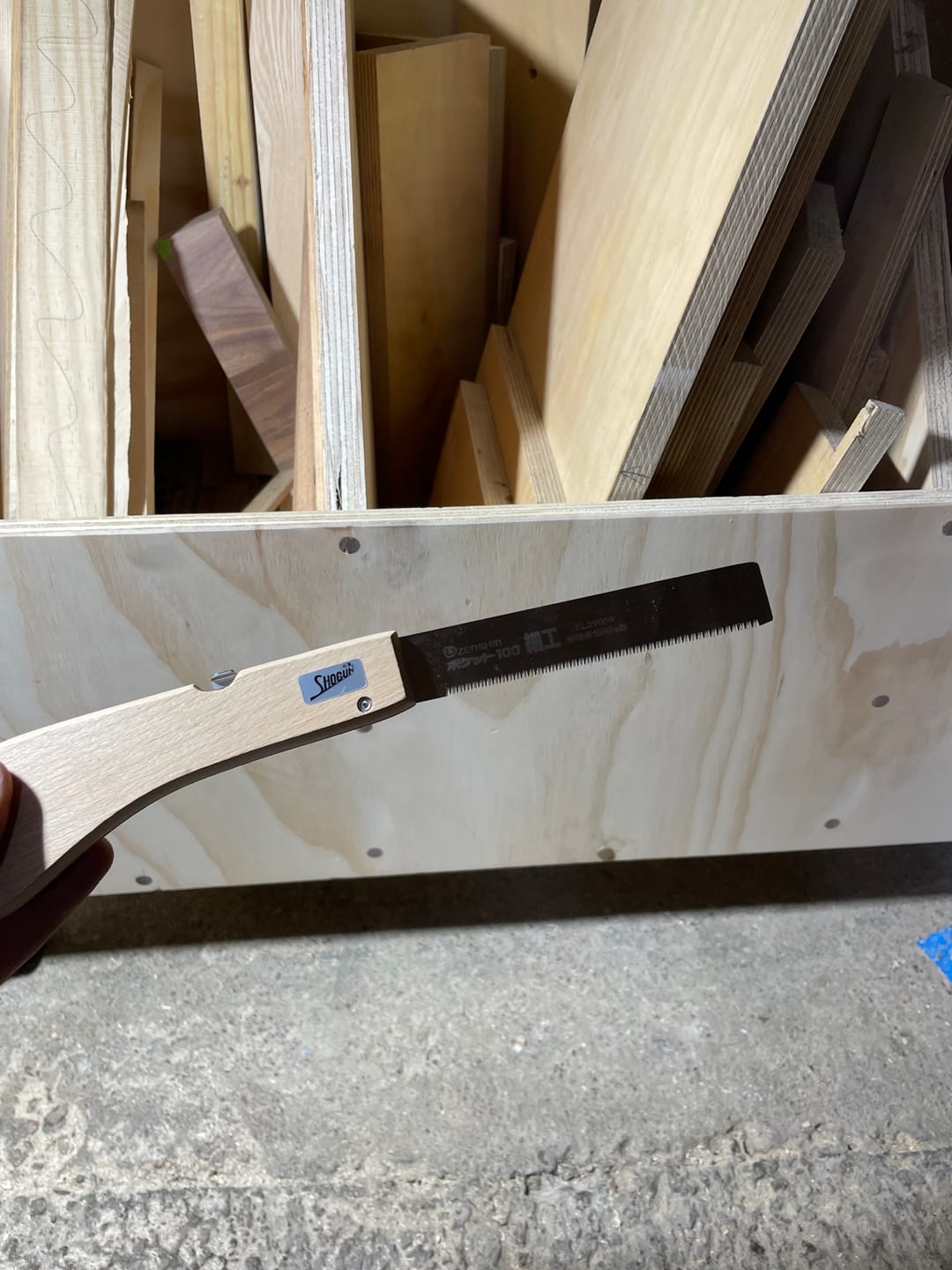 Customer photo review of Shogun | Japanese Flush Cut Pull Saw 100mm Length Folding Design