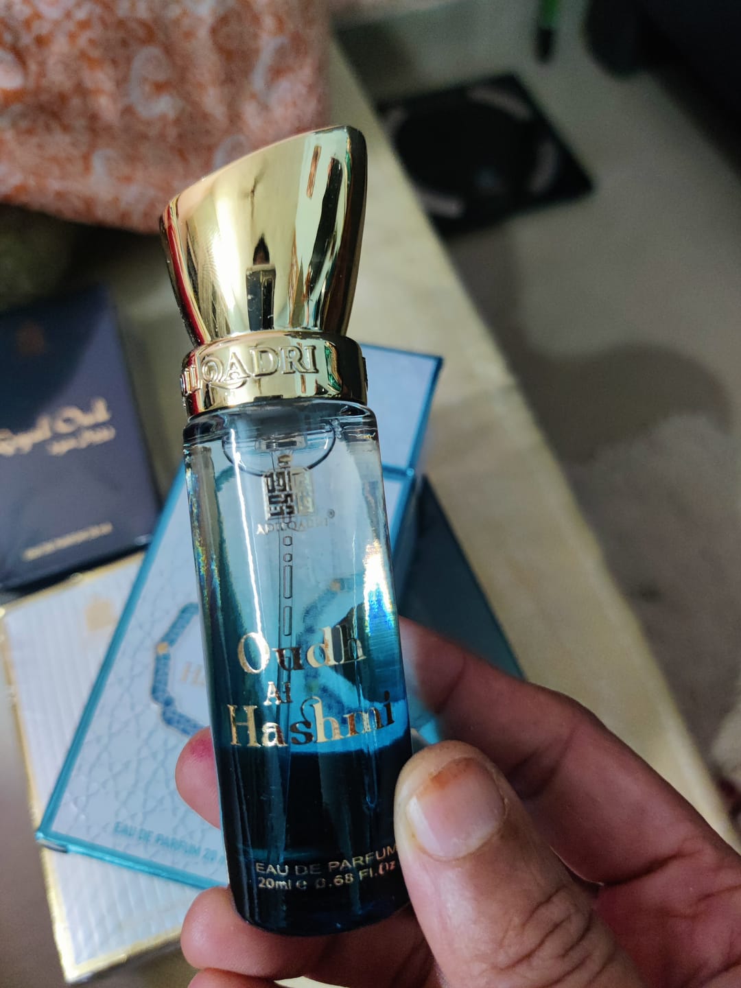 Customer photo review of White Oudh, Royal Oudh And Oudh Al Hashmi Perfume Spray Combo 20ml each