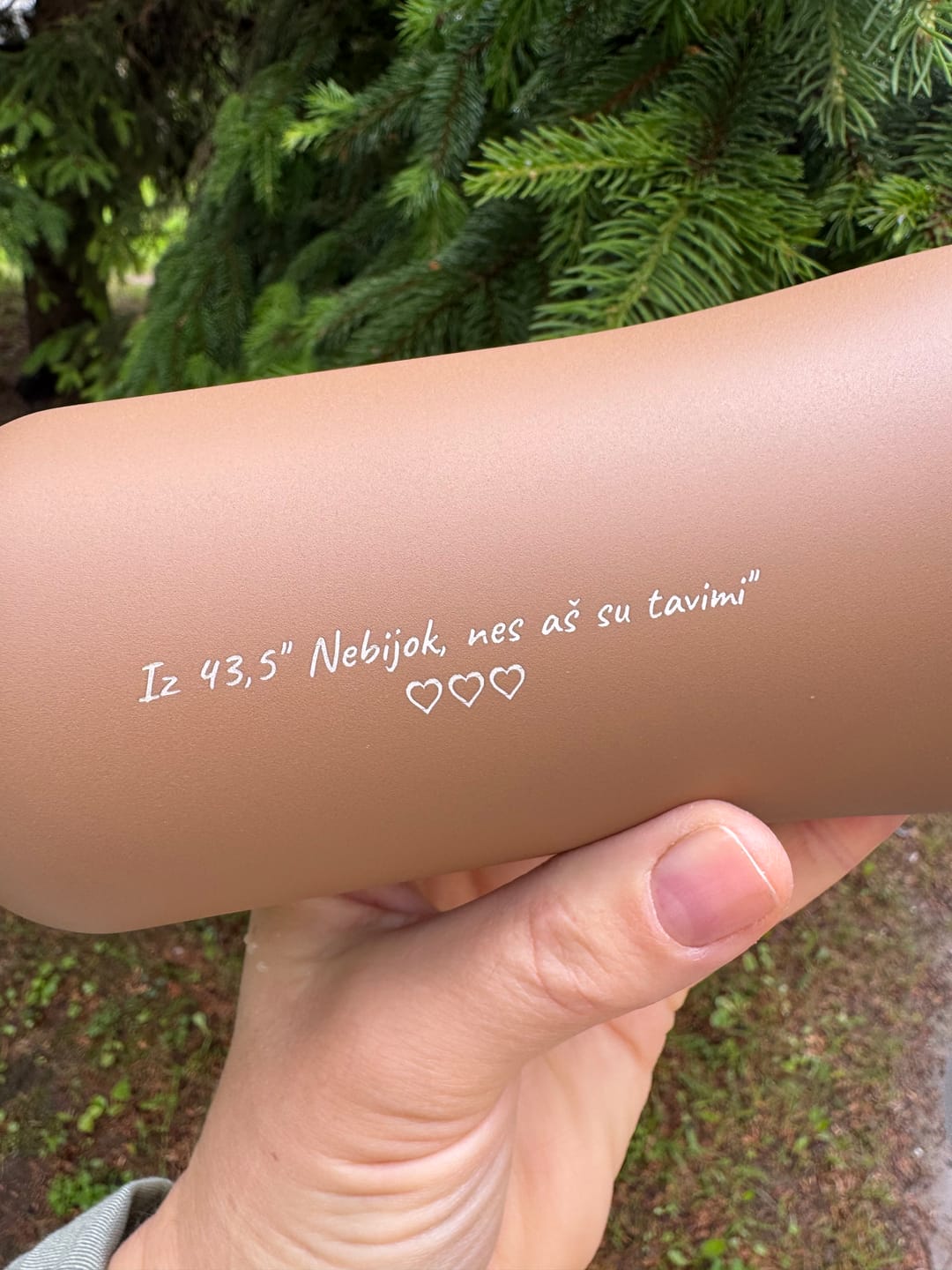Customer photo review of CARRY gertuvė Toffee
