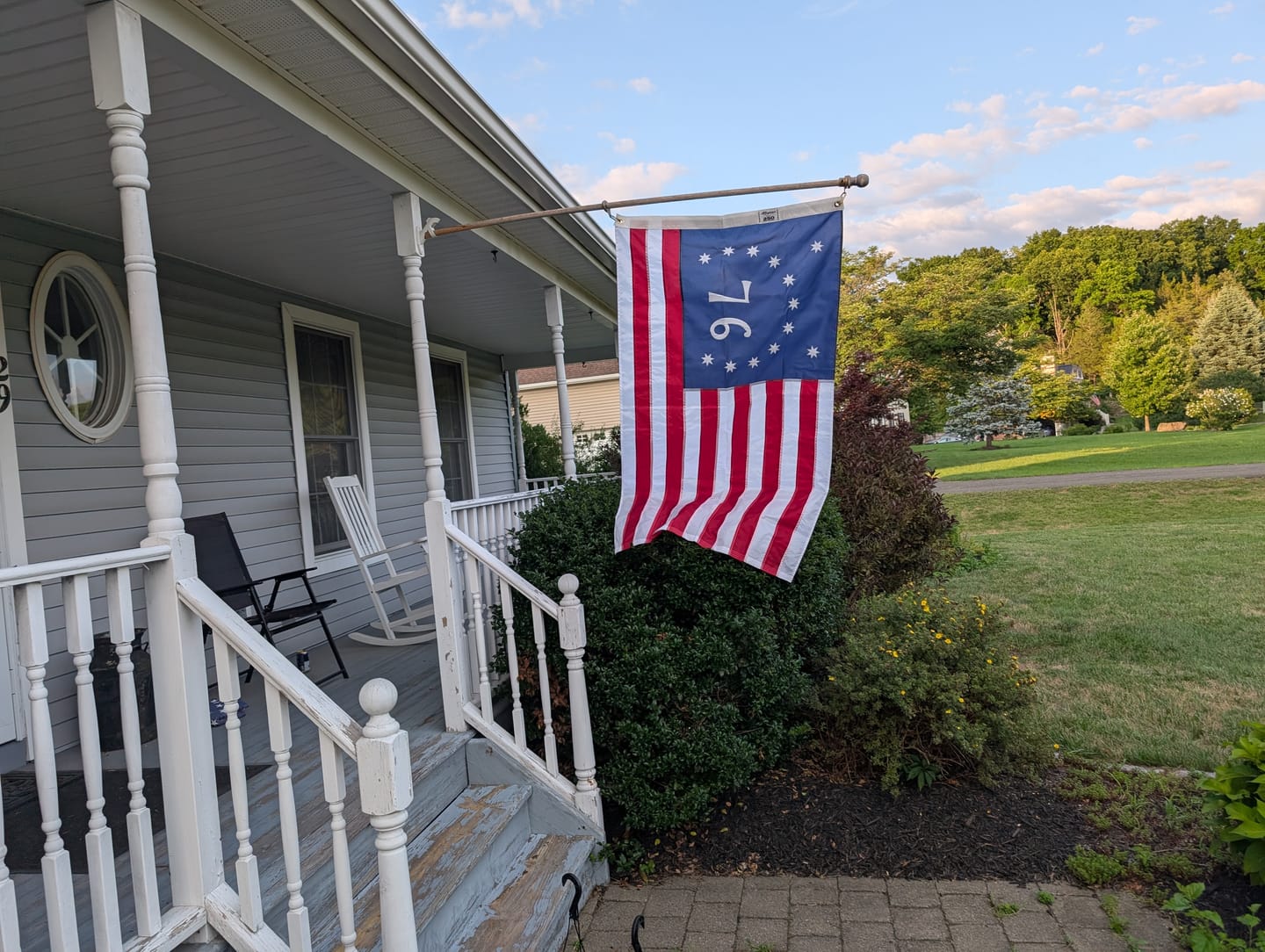 Customer photo review of 3' x 5' Bennington Flag