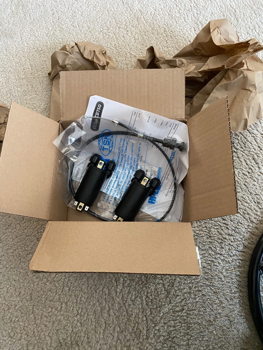 Customer photo review of 1979-82 Honda CB900 / CB750 Choke Cable ~ Replaces 17950-425-000