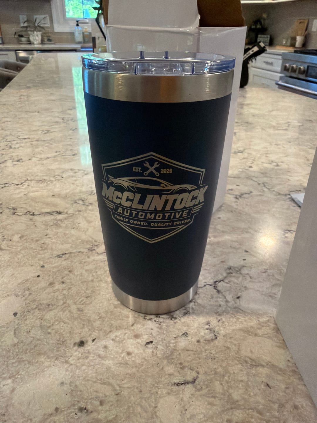 Customer photo review of (6 Pieces) Laser Engraved Tumbler | 20 oz