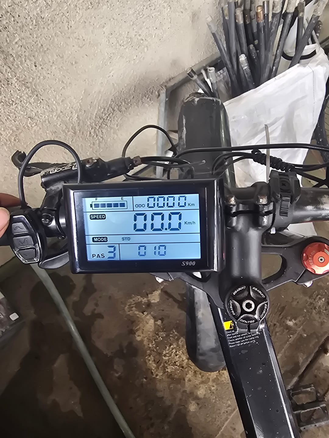 Customer photo review of Bezior S900 LCD Control Display Meter for X PLUS