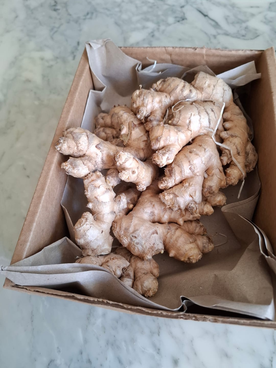 Customer photo review of Ingwer Bio aus Peru mit Schale verwertbar!