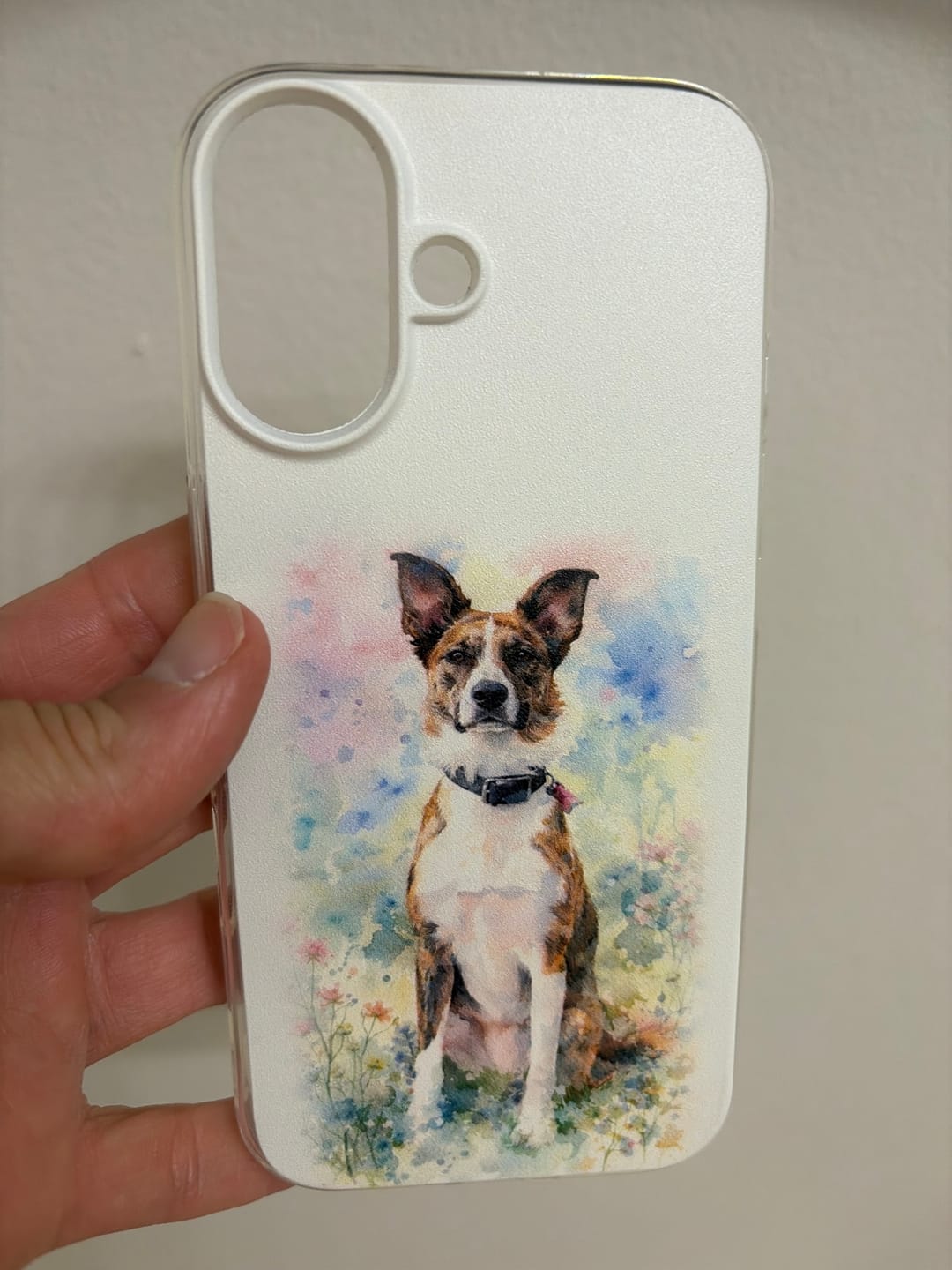 Customer photo review of Personalized Poster - Watercolor Realistic Portrait