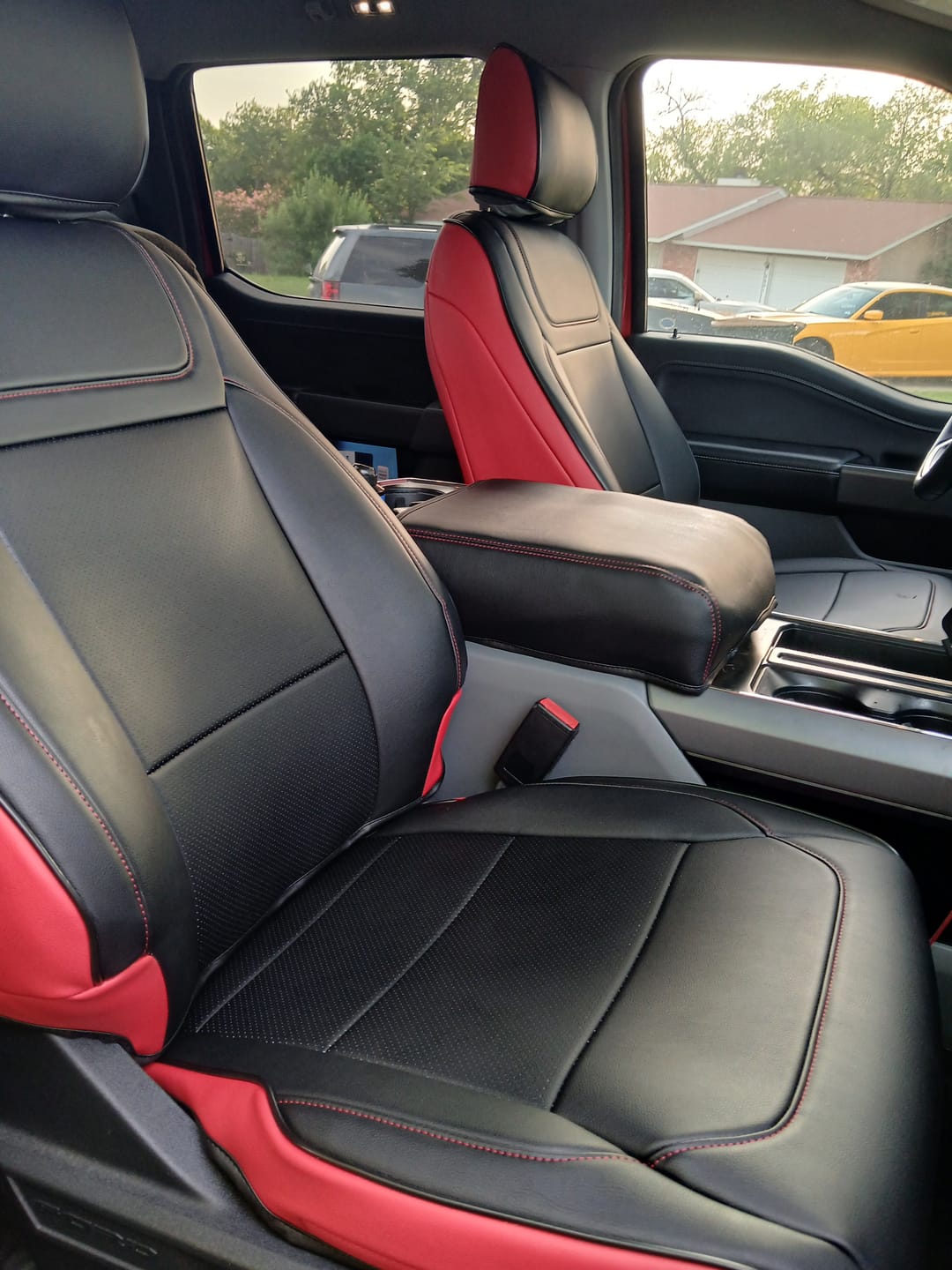 Customer photo review of 2021+ Ford F150 / 23+ F-250 F-350 Custom Seat Covers