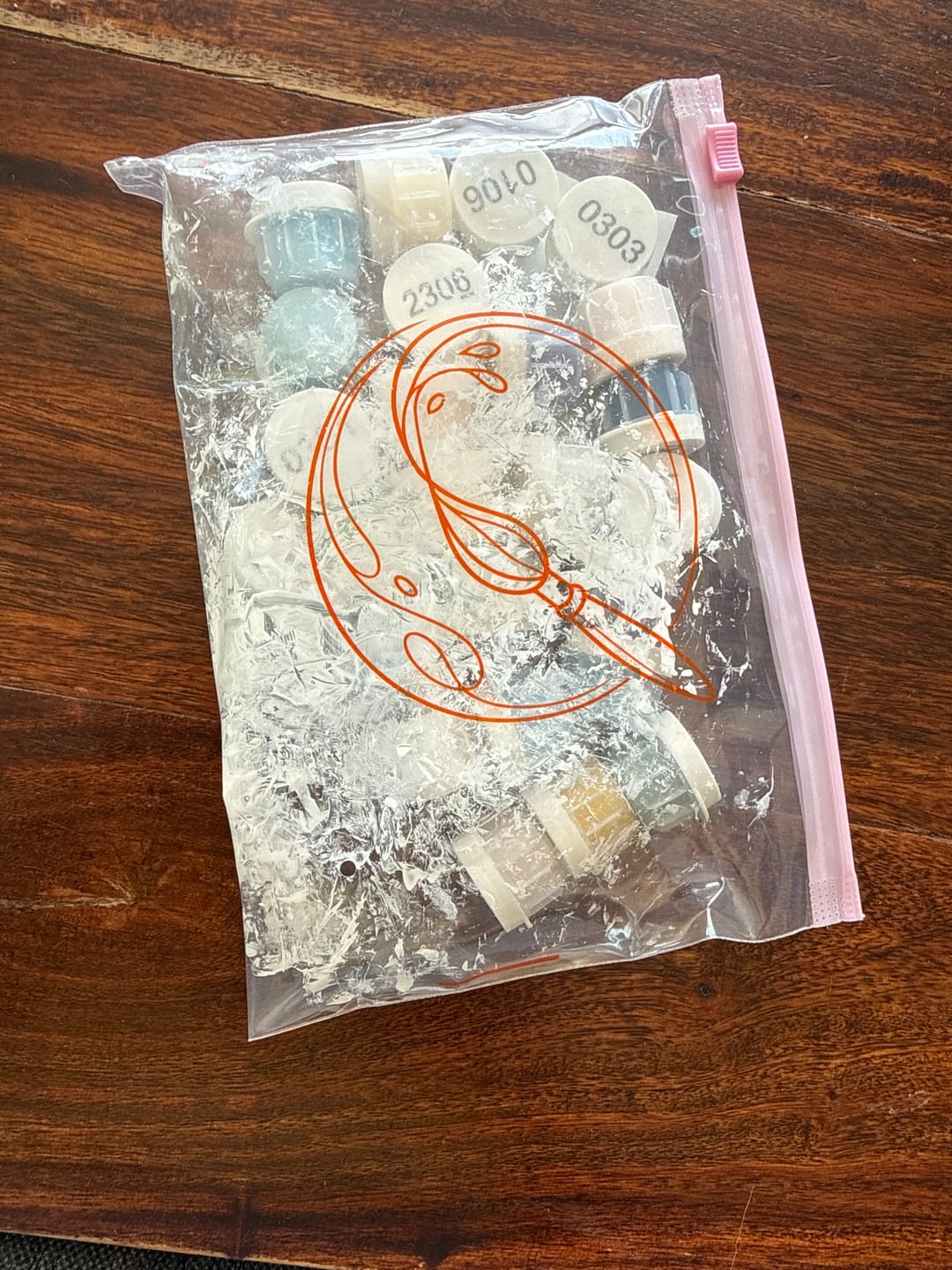 Customer photo review of Malen nach Zahlen - Schimmerndes Wasser