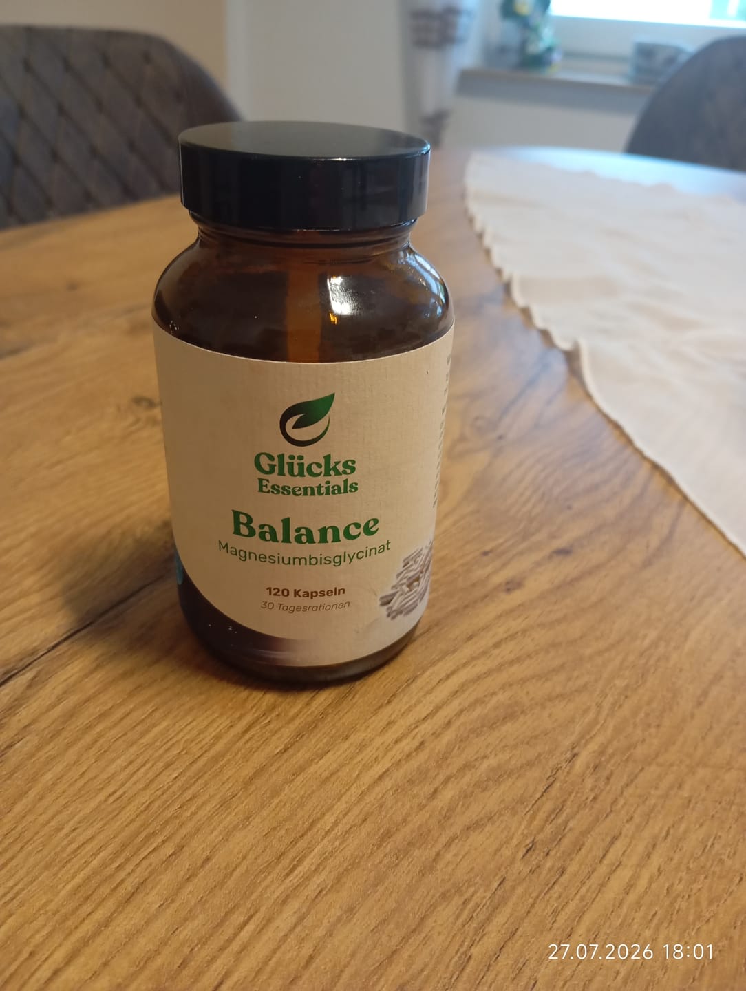 Customer photo review of Balance (Magnesium Bisglycinat) - 120 Kapseln - 30 Tagesrationen