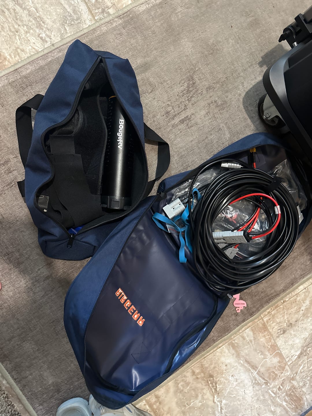 Customer photo review of AIR GEAR Power Cord Storage Bag