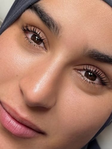 Customer photo review of Cysteamine Brow & Lash Lamination Kit - Step 3 - 15ml