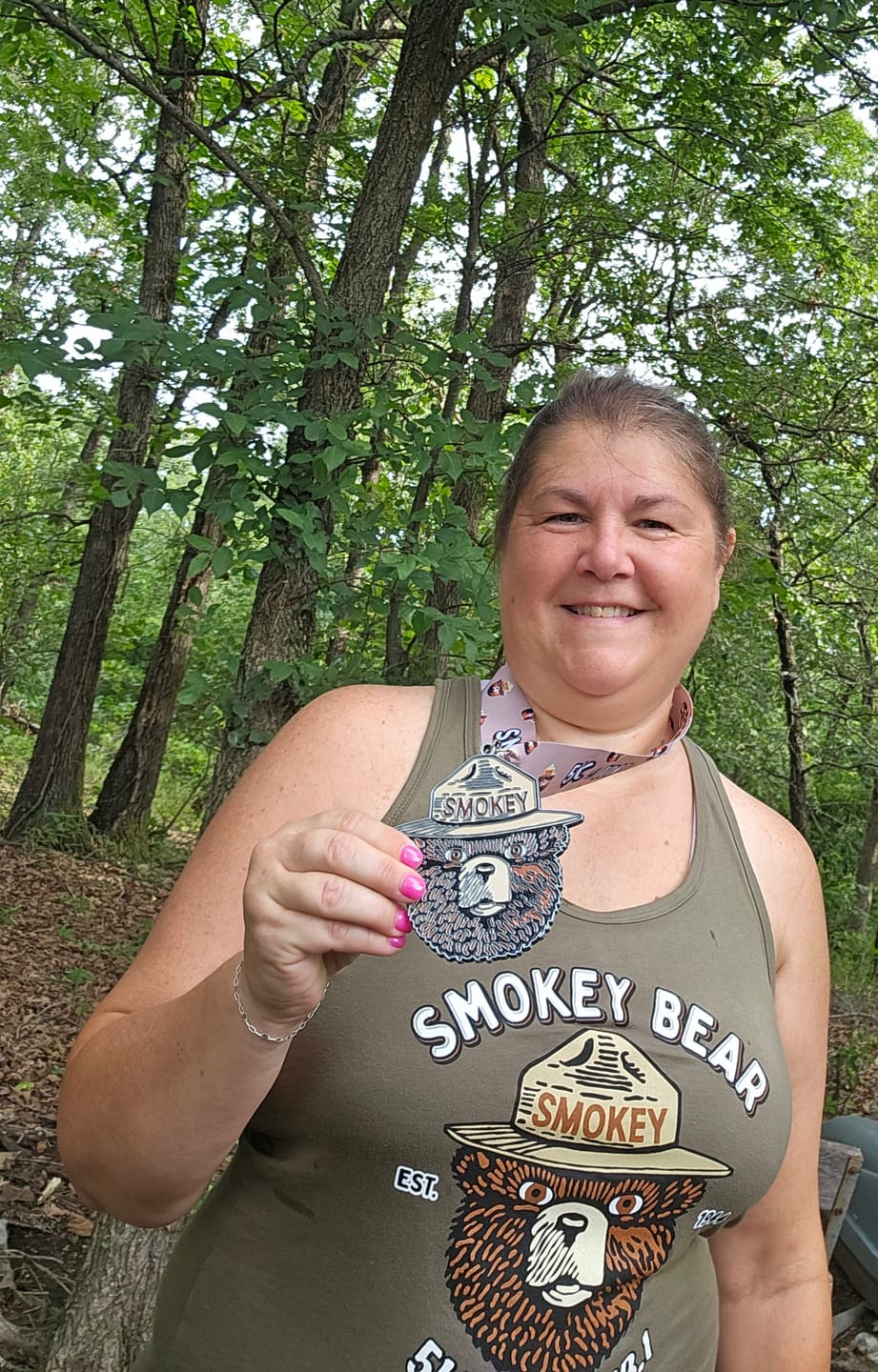 Customer photo review of Smokey Bear 5K/10K/13.1