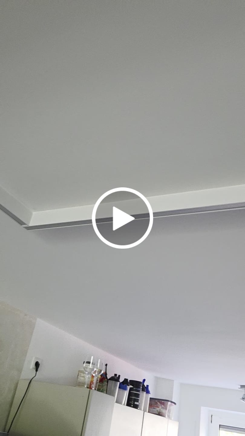 Customer video review of WOMO Lineare LED Deckenleuchte Flur Lang Schmal Metall-WM1003