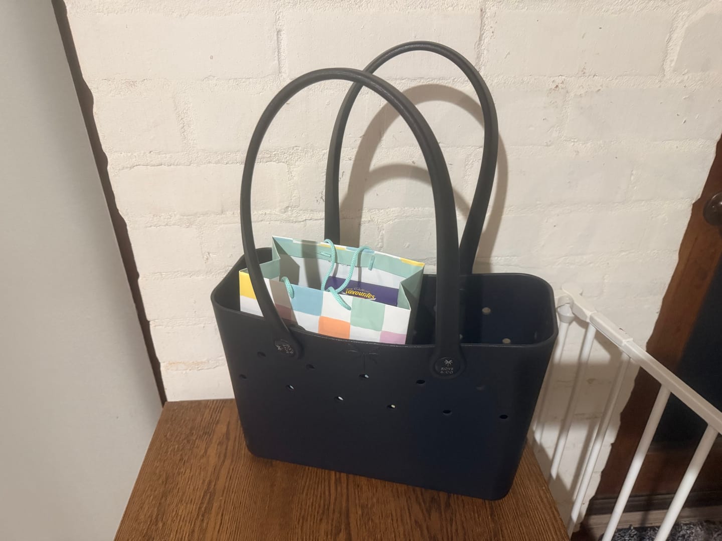 Customer photo review of Midi Tribe Bag in Black Coral